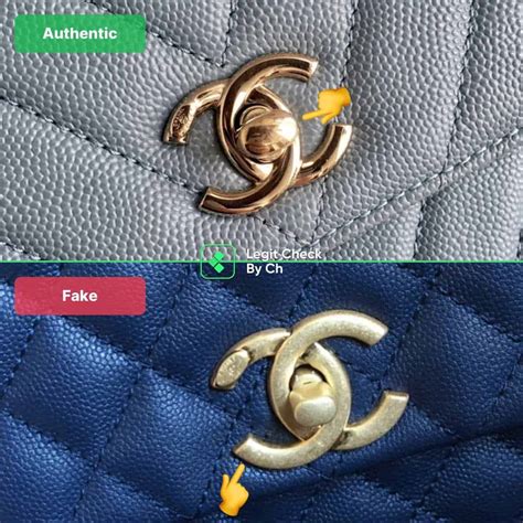 chanel coco real vs fake|how to tell real chanel bag.